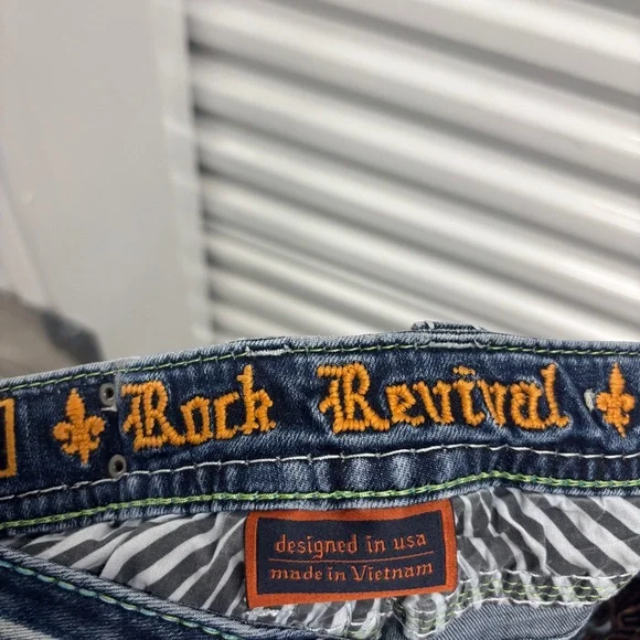 Rock Revival Felina size 29 Women's skinny Jeans in Deep Blue bling lady rider - Picture 10 of 11